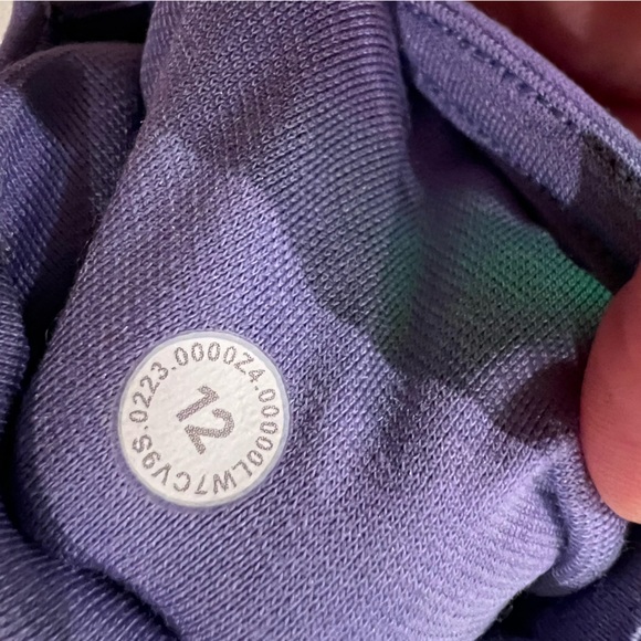 #4 Lululemon RARE Align Curve Seam High-Rise Short 6" Dark Lavender Size 12 - Picture 6 of 10